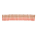 Pumpkin Orange Glitter Fence Accessory