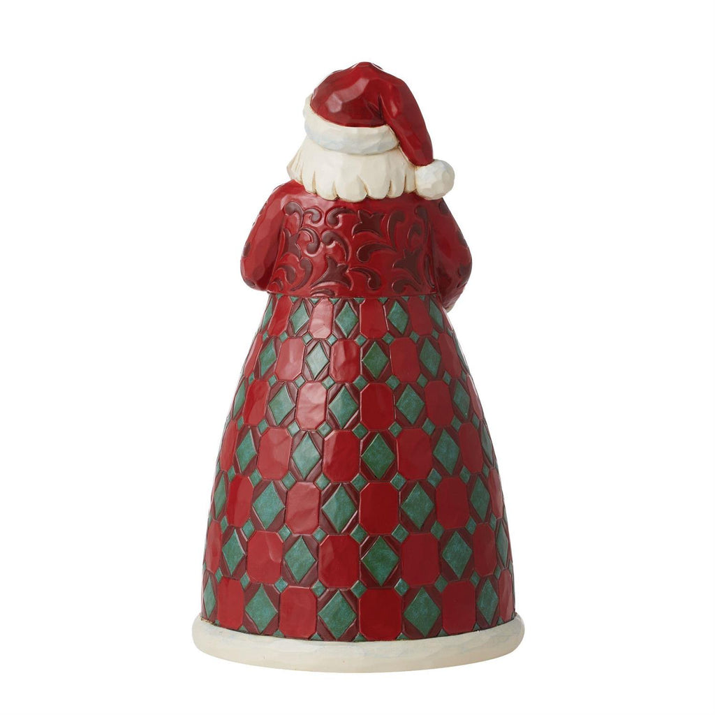 Jim Shore Twas the Night Santa w/Fireplace Figurine