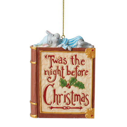 Jim Shore Twas the Night Before Christmas Book Ornament