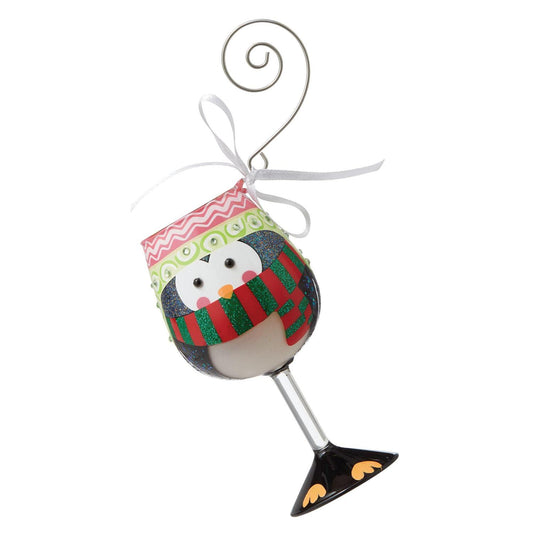 Dressed for the Holidays Lolita Mini Wine Glass Ornament