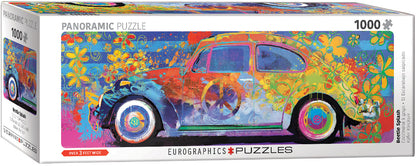 VW Beetle Splash Panoramic Puzzle