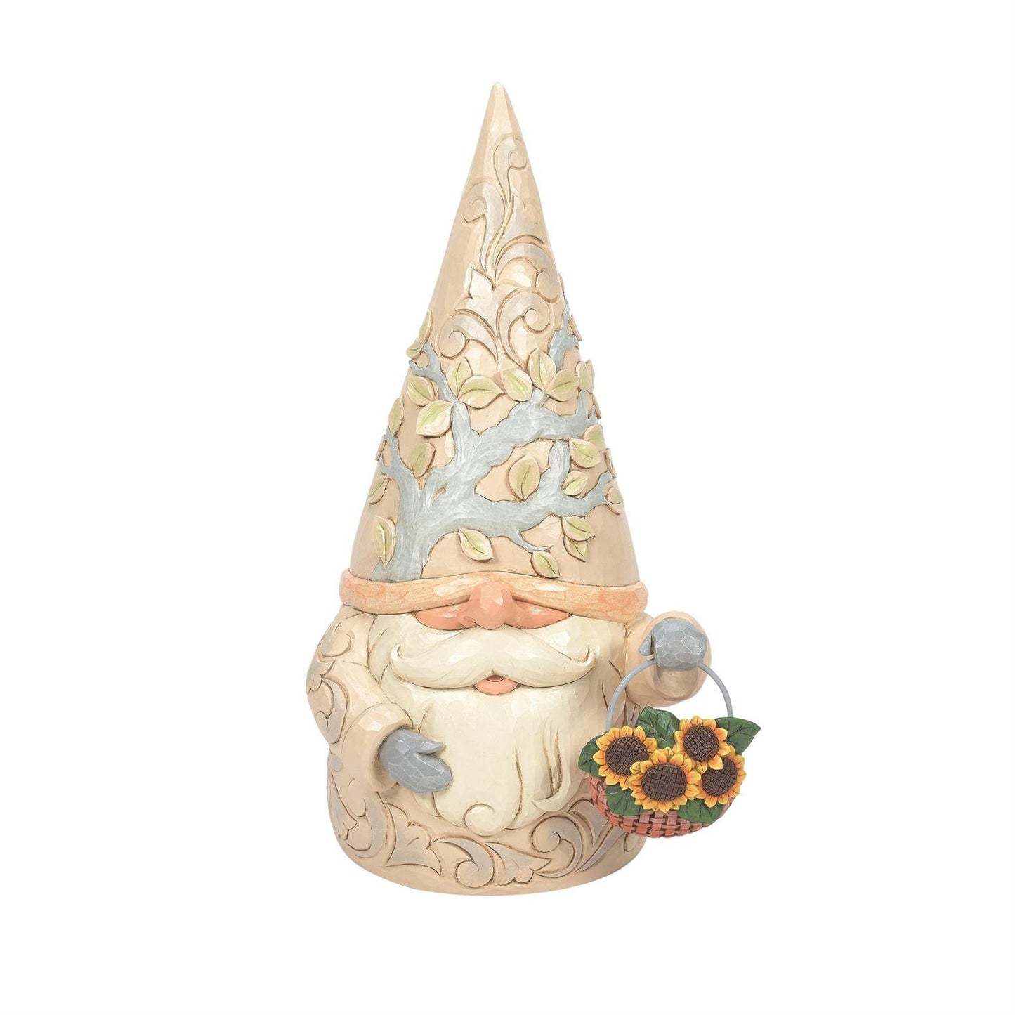 Jim Shore Gnome Statue with 4 Seasonal Baskets