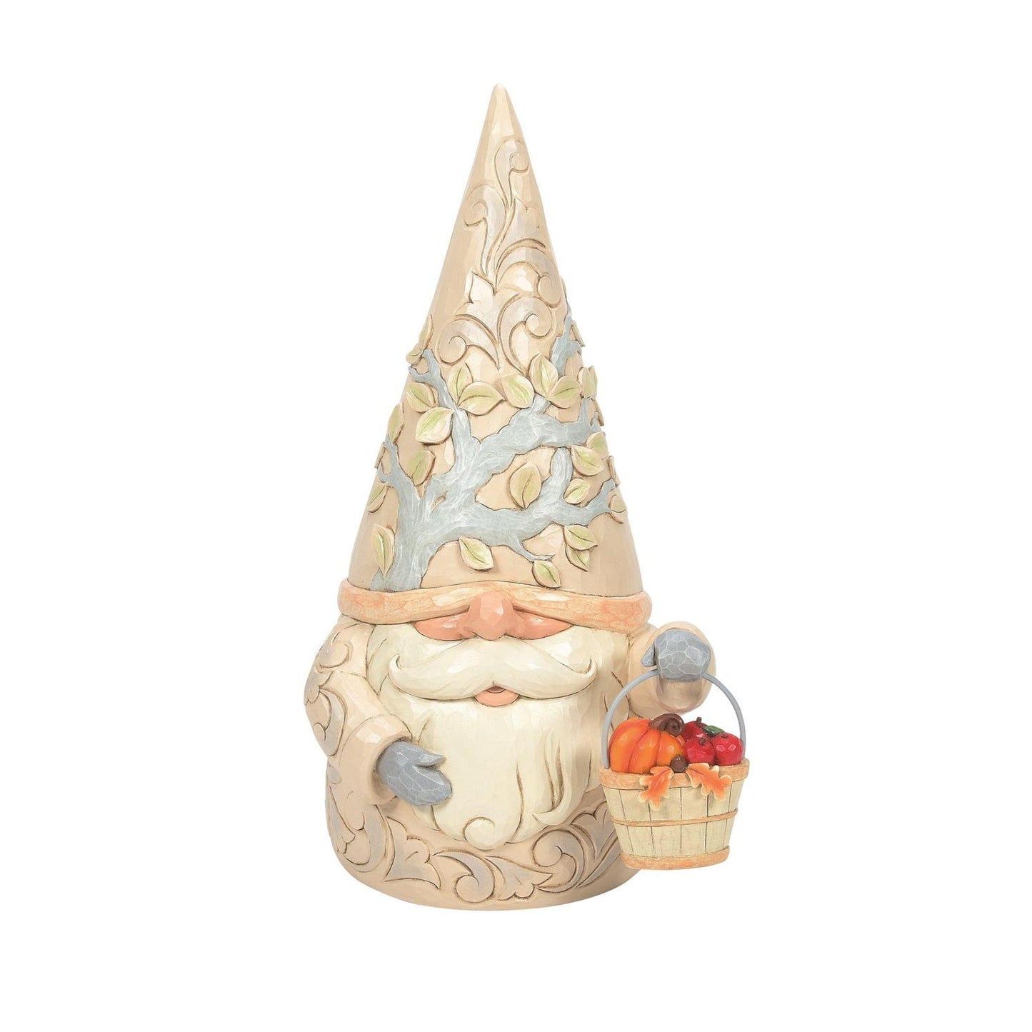 Jim Shore Gnome Statue with 4 Seasonal Baskets