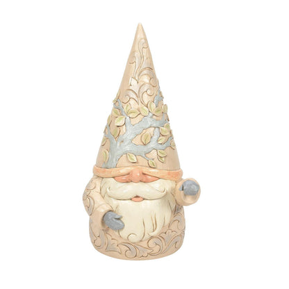 Jim Shore Gnome Statue with 4 Seasonal Baskets