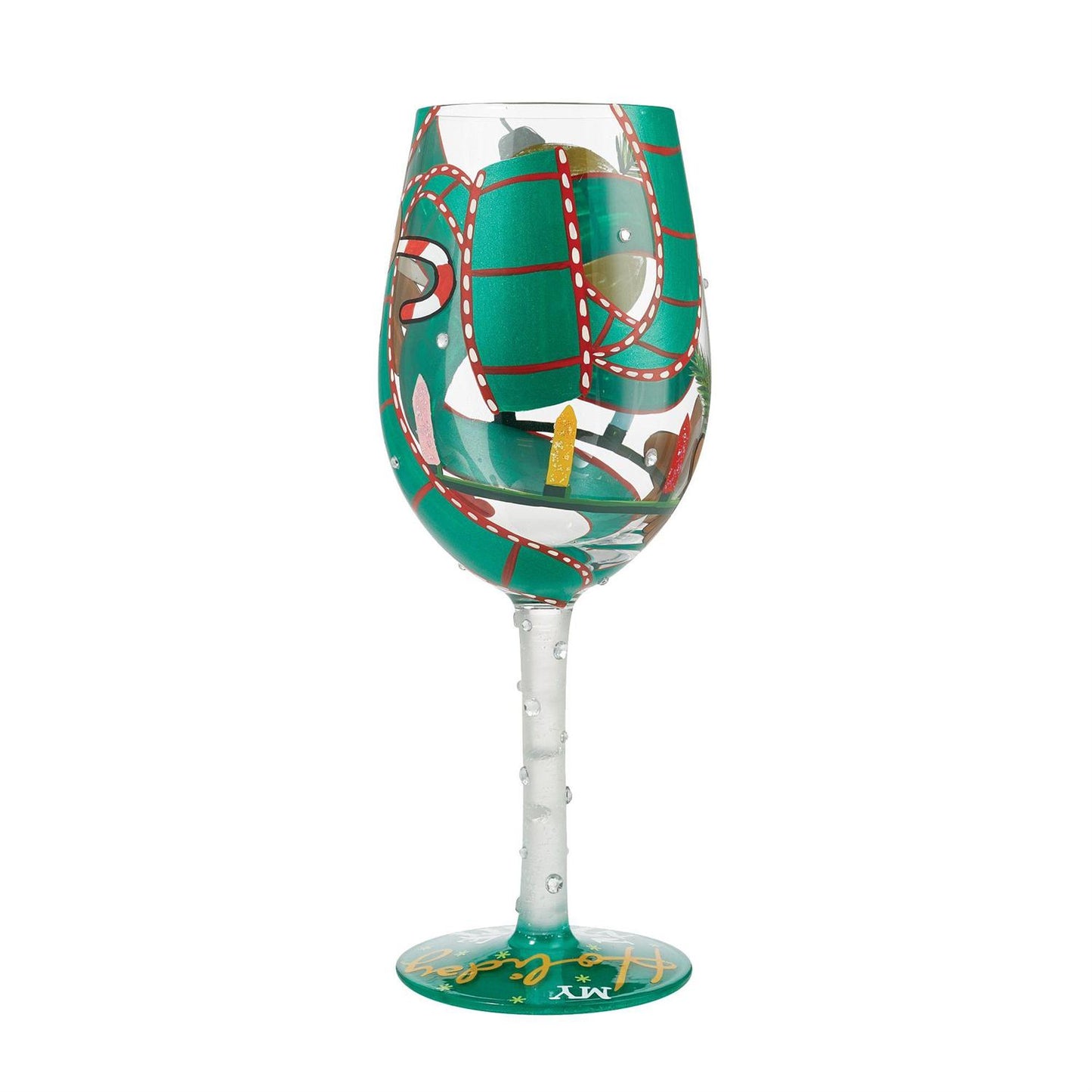 Holiday Movie Night Lolita Wine Glass