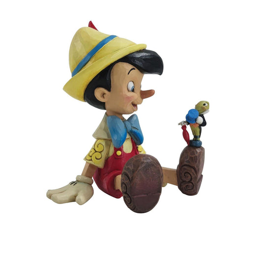 Jim Shore "Wishful and Wise" Pinocchio & Jiminy Sitting