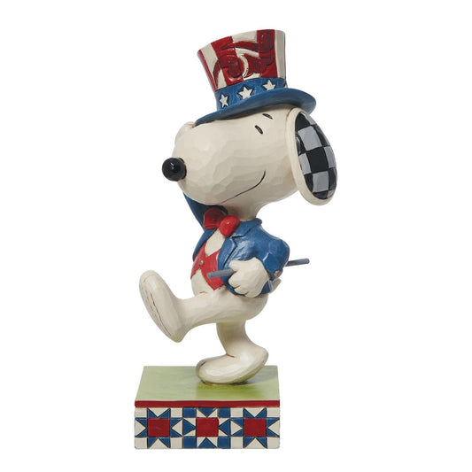 Marching with Glory Jim Shore Snoopy Figurine