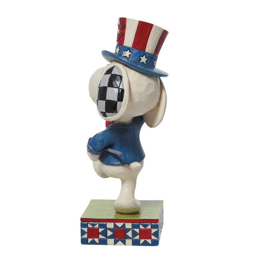 Marching with Glory Jim Shore Snoopy Figurine