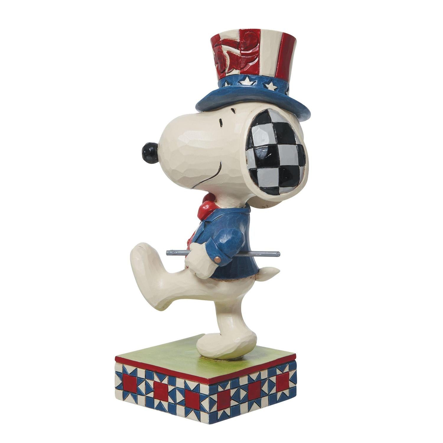 Marching with Glory Jim Shore Snoopy Figurine