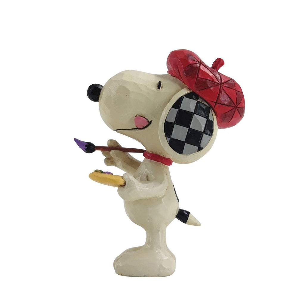 Jim Shore Snoopy Artist Mini Figurine