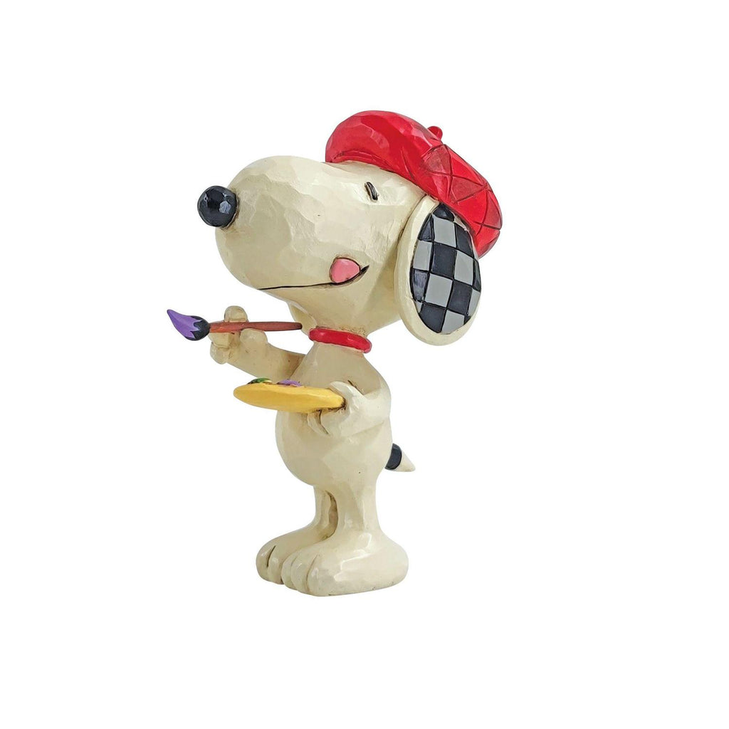 Jim Shore Snoopy Artist Mini Figurine