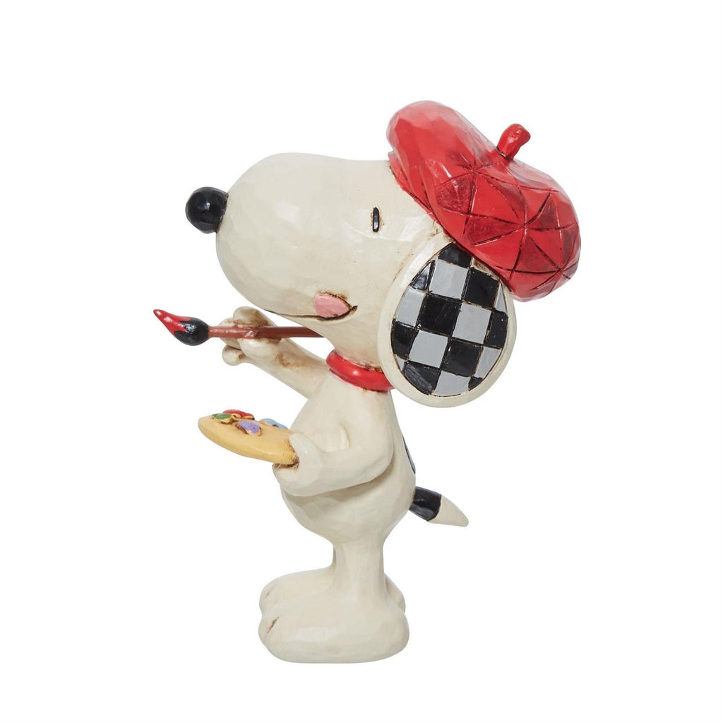 Jim Shore Snoopy Artist Mini Figurine