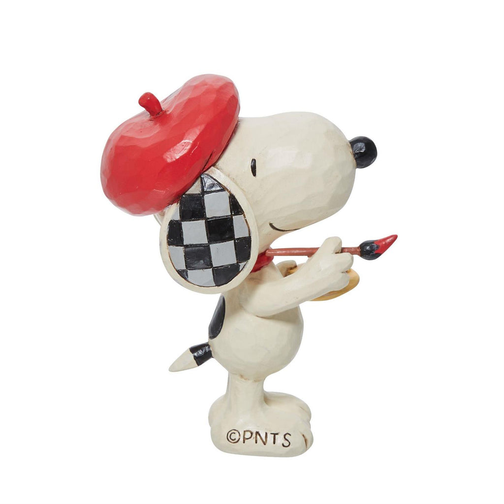 Jim Shore Snoopy Artist Mini Figurine
