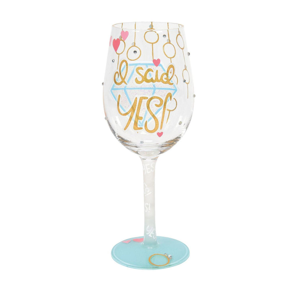 I Said Yes Lolita Wine Glass