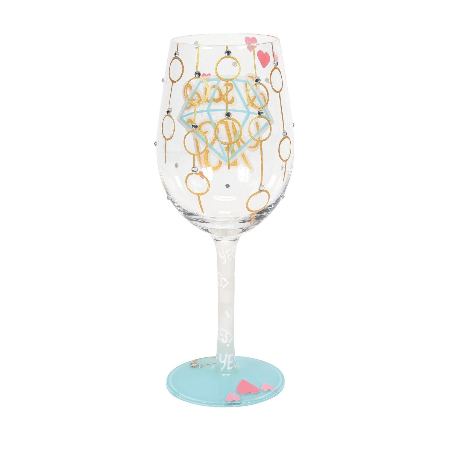 I Said Yes Lolita Wine Glass