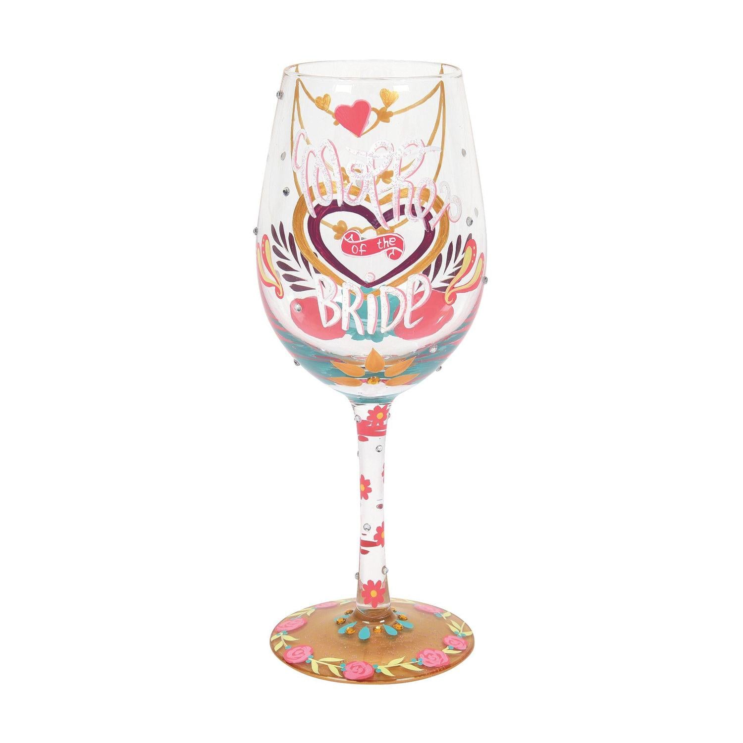 Mother of the Bride Lolita Wine Glass