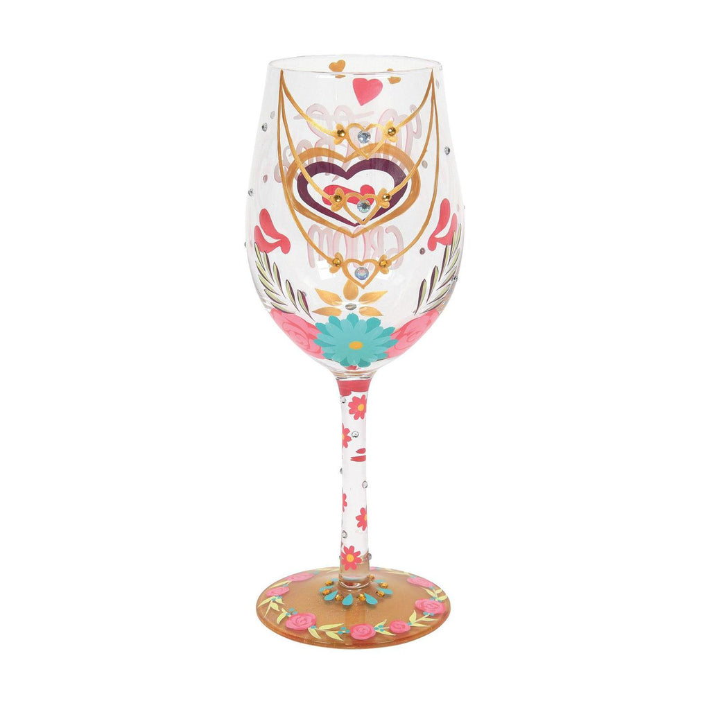 Mother of the Groom Lolita Wine Glass
