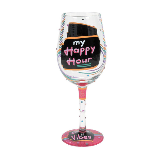 My Happy Hour Lolita Wine Glass