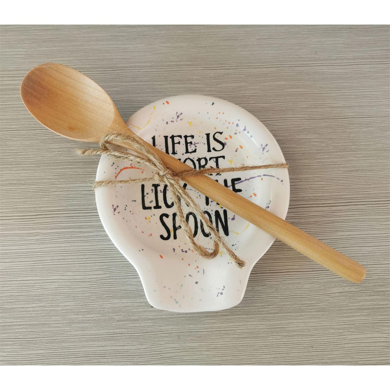 Life is Short Spoonrest Set