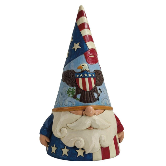 Jim Shore "Gnome of the Free" Patriotic Gnome