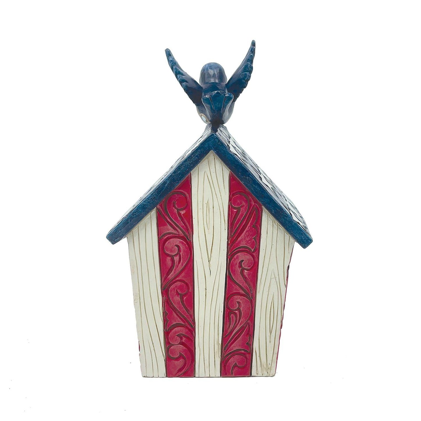 Jim Shore "Star Spangled Songbirds" Patriotic  Decorative Birdhouse