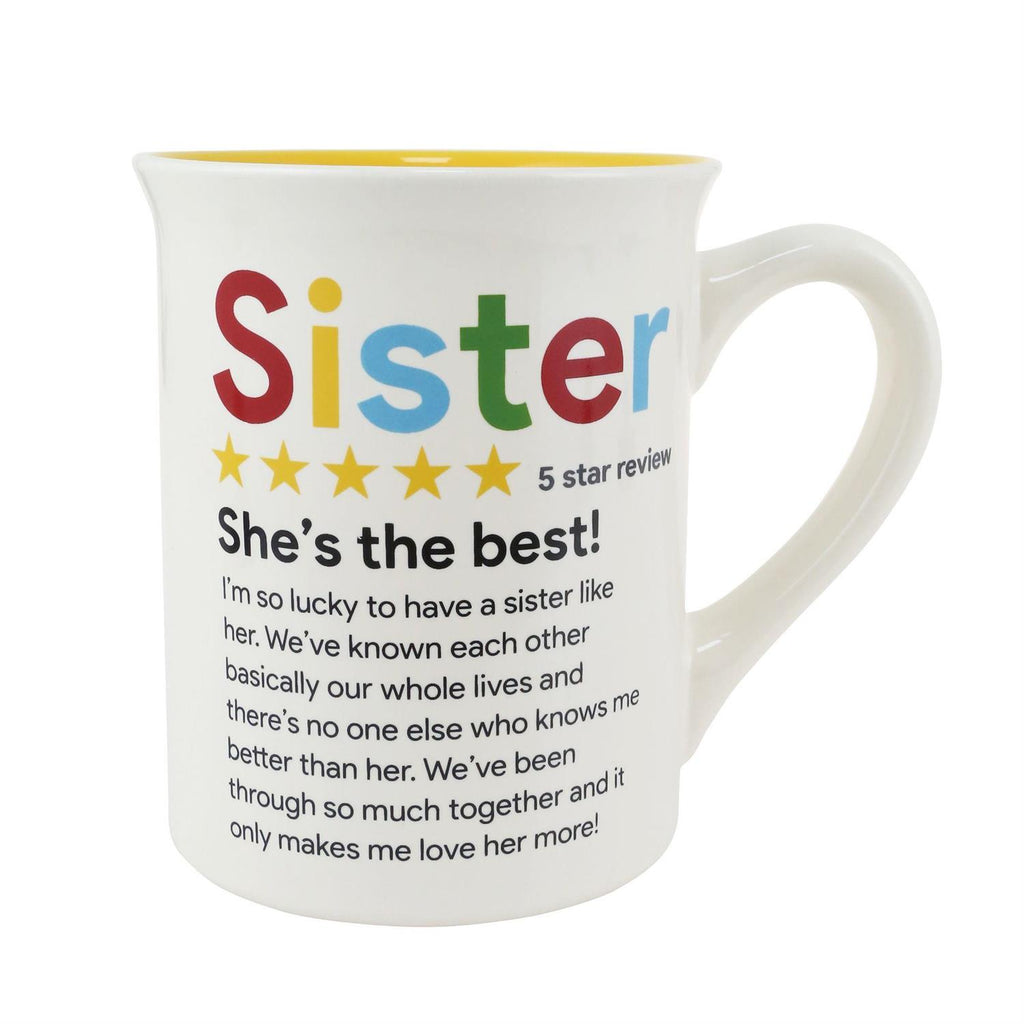 Sister 5 Star Review Mug