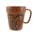 Teach Sculpted Planter Mug