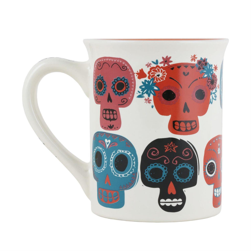 Death Before Decaf Sugarskull Mug