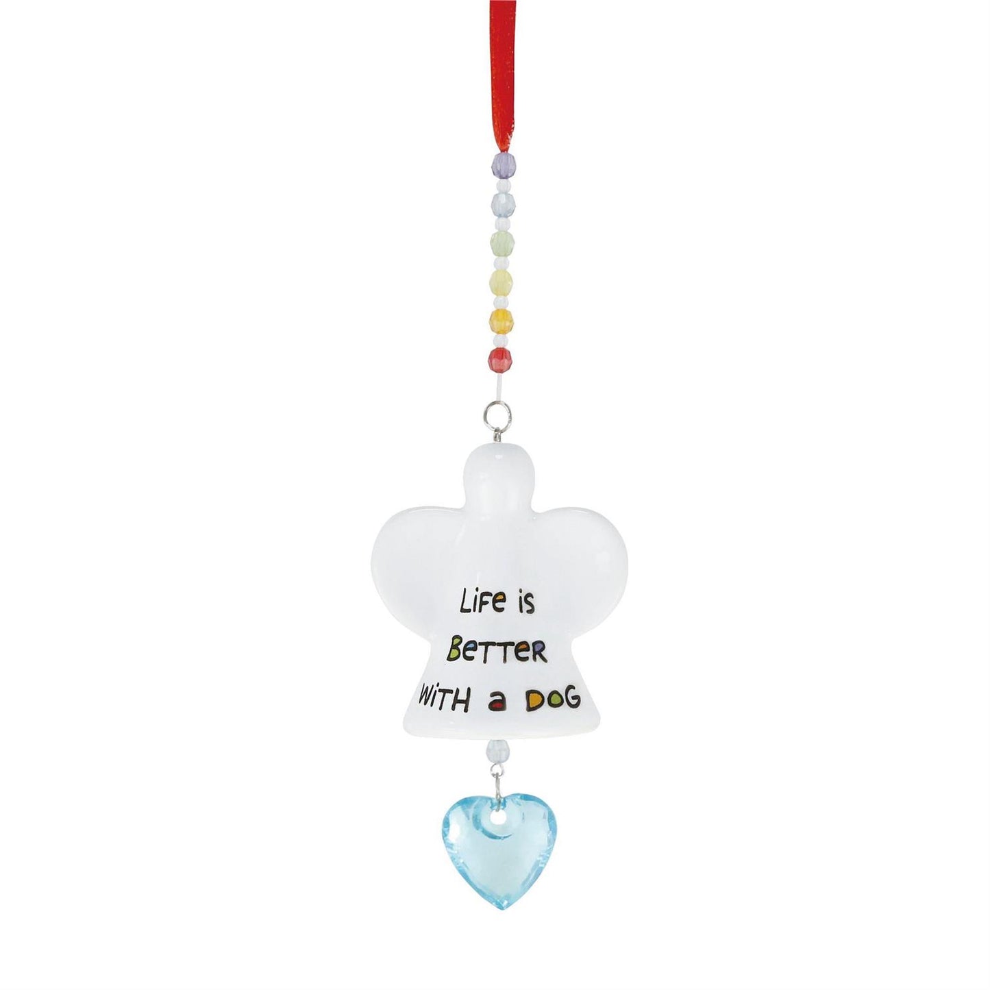 Dog Mom Angel Ornament