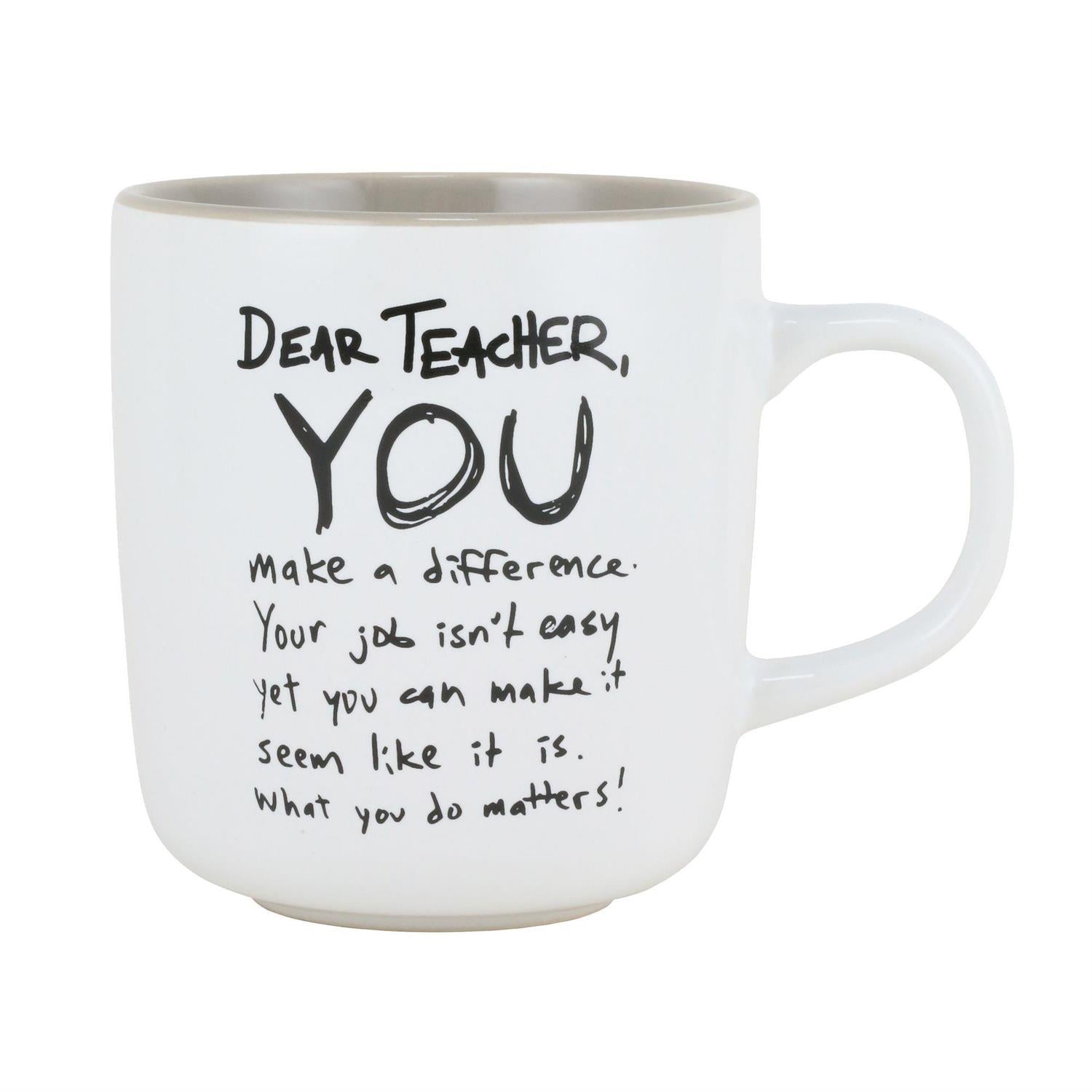 Dear Teacher You Make a Difference..Mug