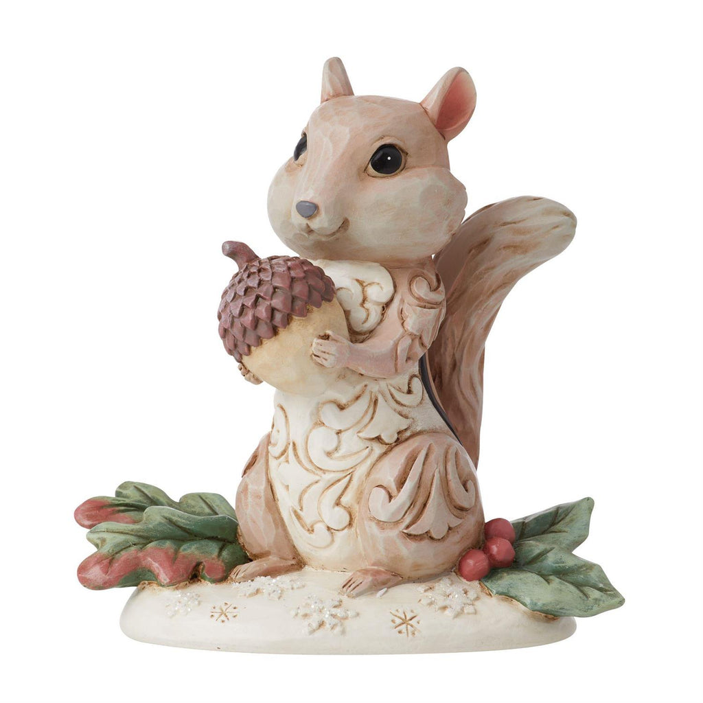 Jim Shore Chipmunk Holding Acorn