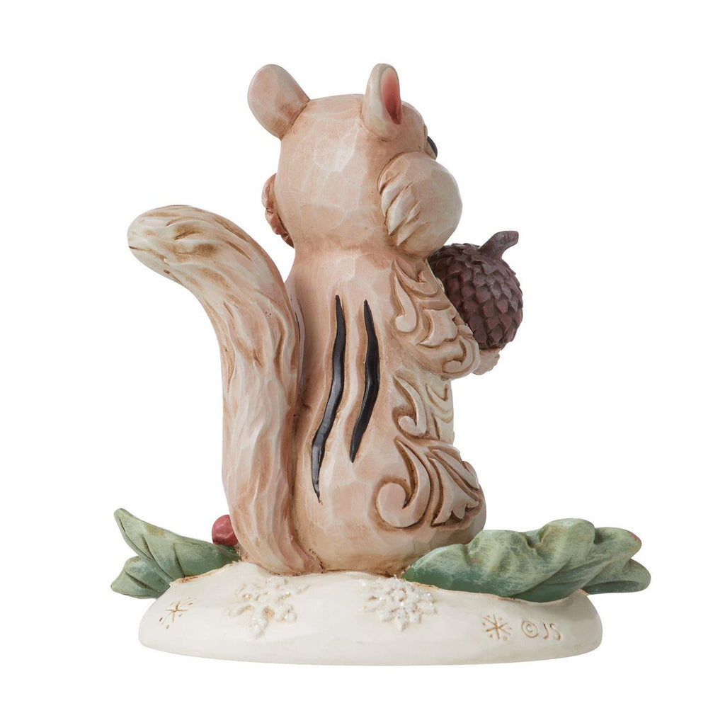 Jim Shore Chipmunk Holding Acorn