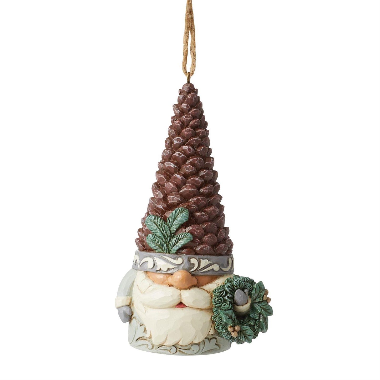 Jim Shore Gnome Pinecone Ornament