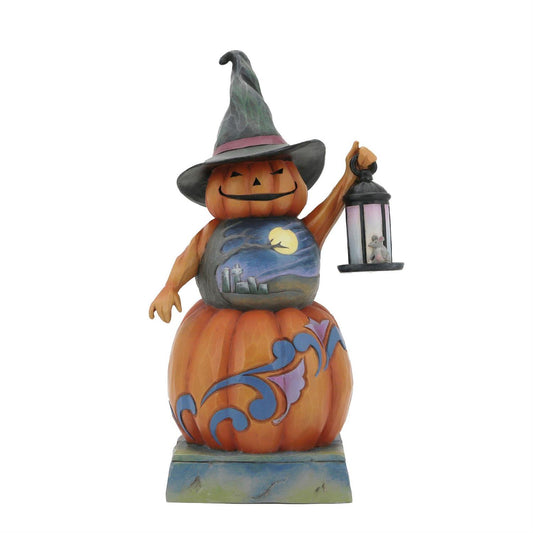 Jim Shore Stacked Pumpkin Witch