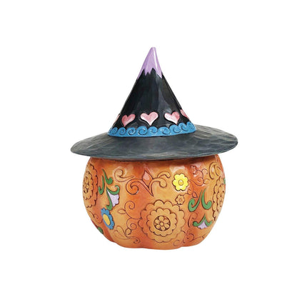 Jim Shore Day of the Dead Jack O Lantern LED All Hallows Harvest