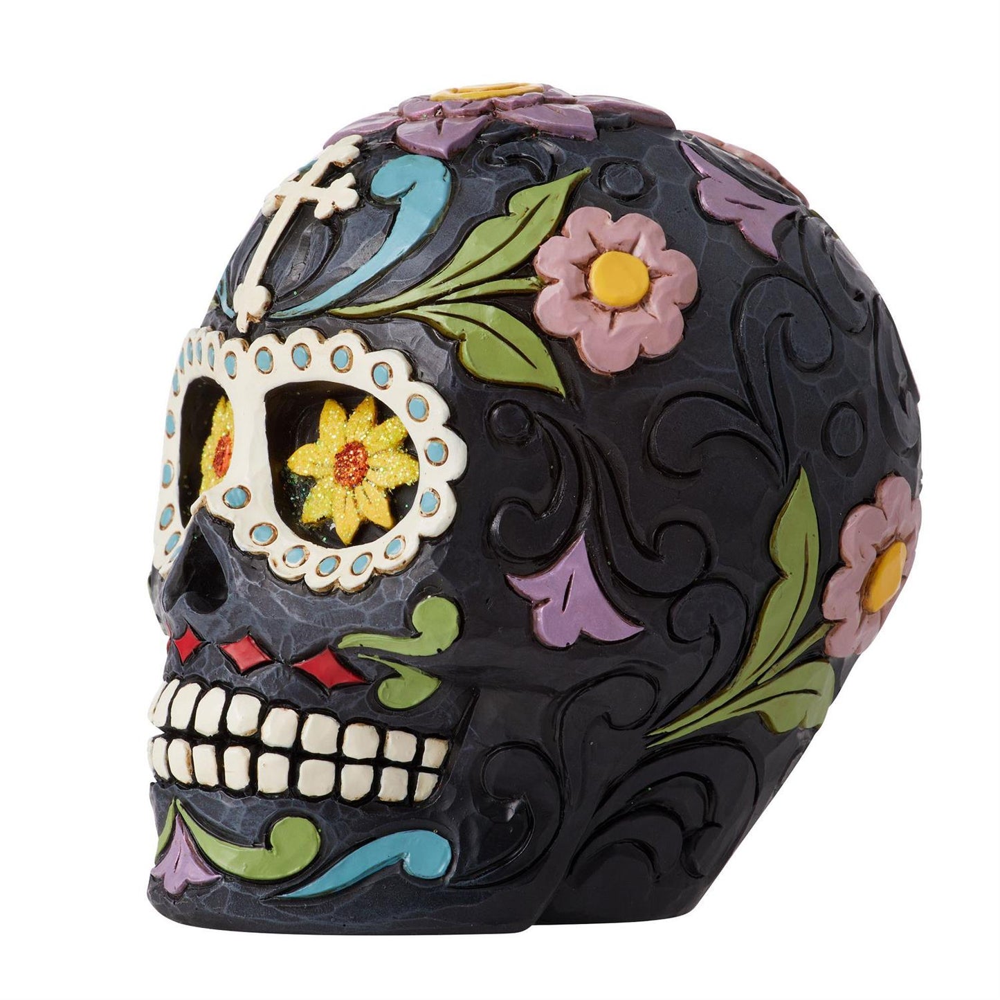 Jim Shore Day of the Dead Black Skull