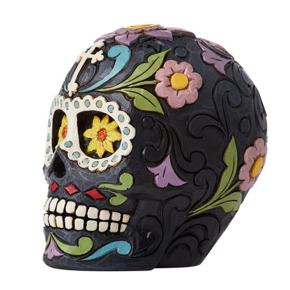 Jim Shore Day of the Dead Black Skull
