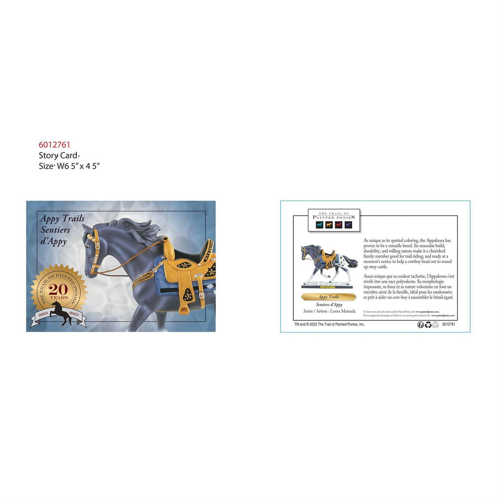 Appy Trails Painted Ponies Figurine