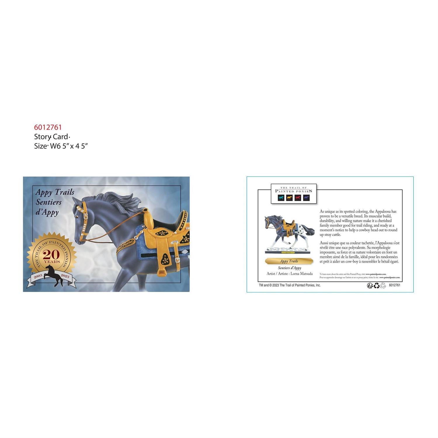 Appy Trails Painted Ponies Figurine
