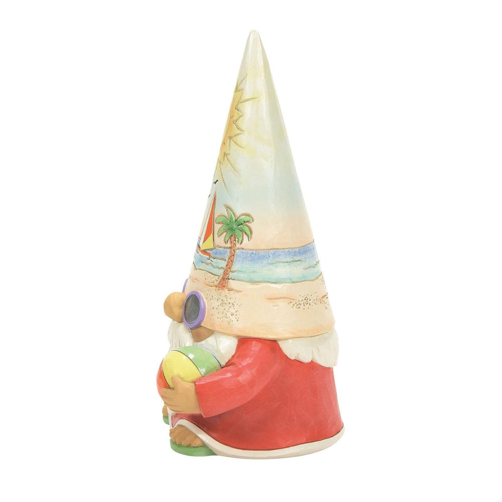 Jim Shore "Time for a shell-ebration!" Coastal Gnome Beachball