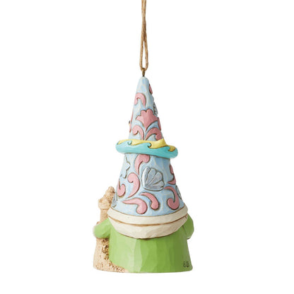 Jim Shore Coastal Gnome Sandcastle Ornament