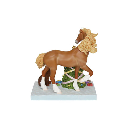 A Christmas Gathering Painted Ponies Figurine