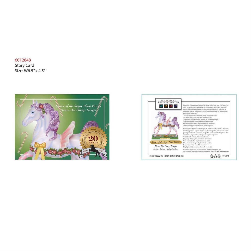 Dance of the Sugar Plum Ponies Painted Ponies Figurine