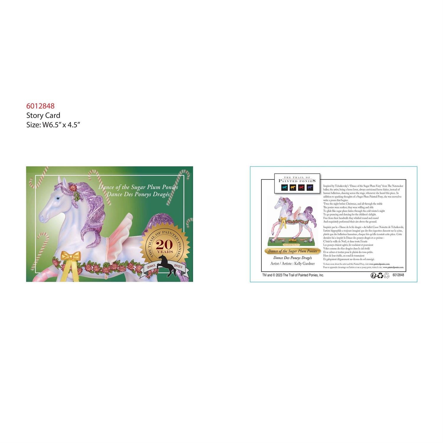 Dance of the Sugar Plum Ponies Painted Ponies Figurine