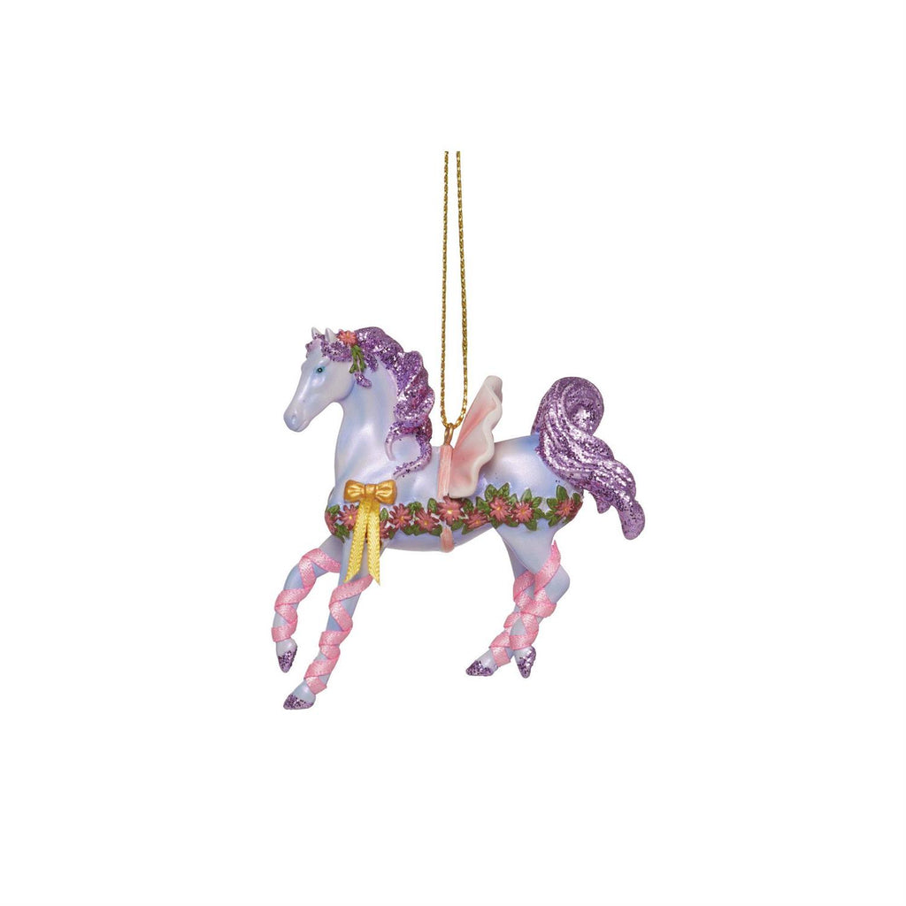Dance of the Sugar Plum Ponies Painted Ponies Ornament