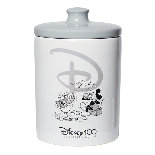 D100 Enesco Disney Studio Brands Logo Mickey Celebration Medium Canister