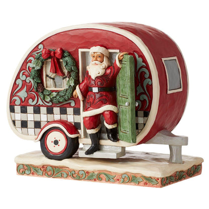 Jim Shore Highland Glen Santa Camper Figurine