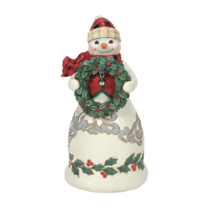 Warm Winter Wishes Jim Shore Snowman Figurine