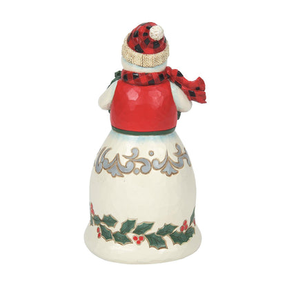 Warm Winter Wishes Jim Shore Snowman Figurine