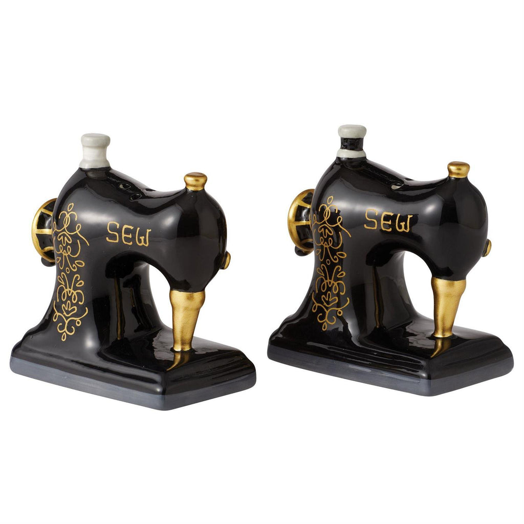 Vintage Sewing Machine "Sew" Salt and Pepper Set